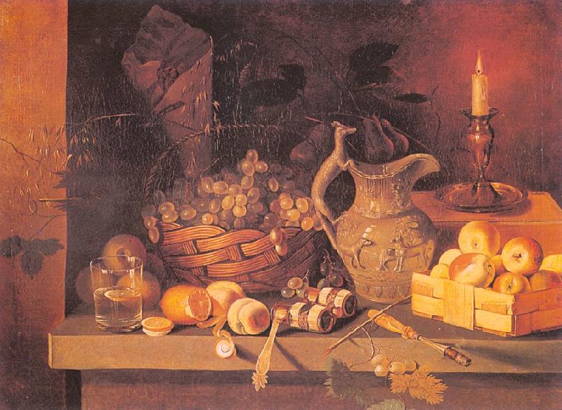 Ivan Khrutsky Still Life with a Candle Germany oil painting art